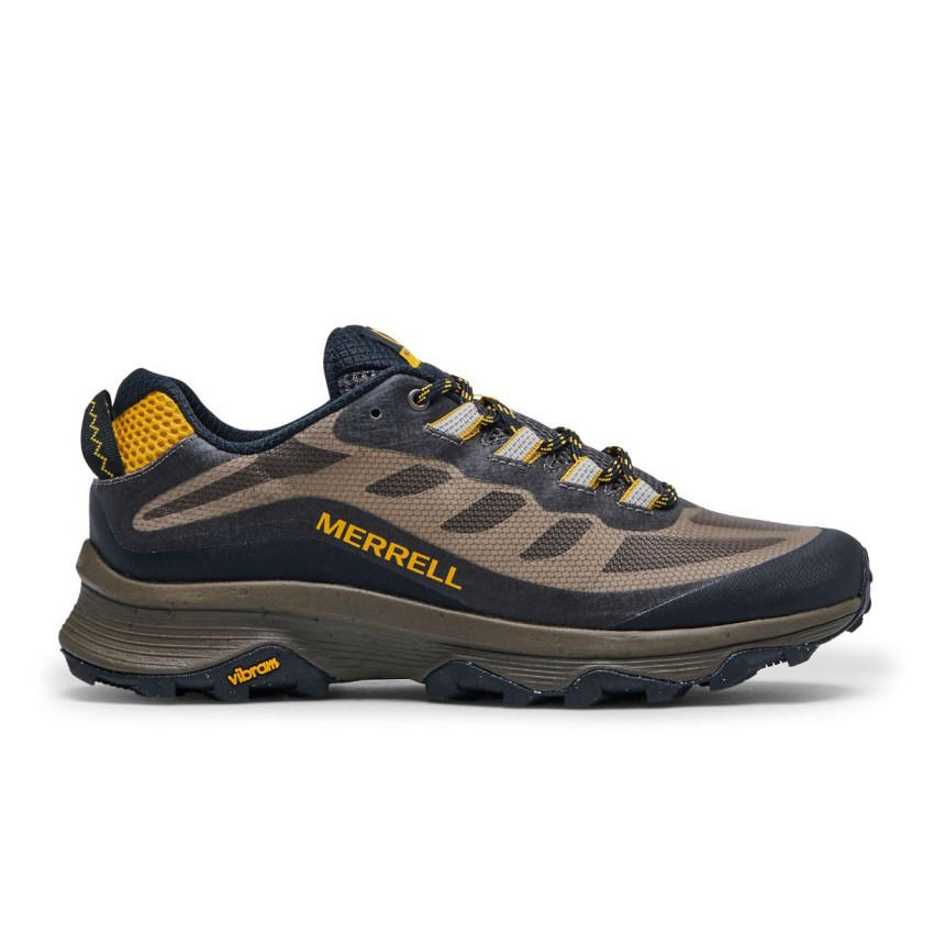 Chaussures Randonnée Merrell Moab Speed Marron/Bleu Marine Homme | U.J.WIIU